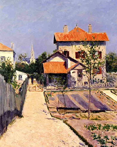 The Artist's House at Yerres Gustave Caillebotte